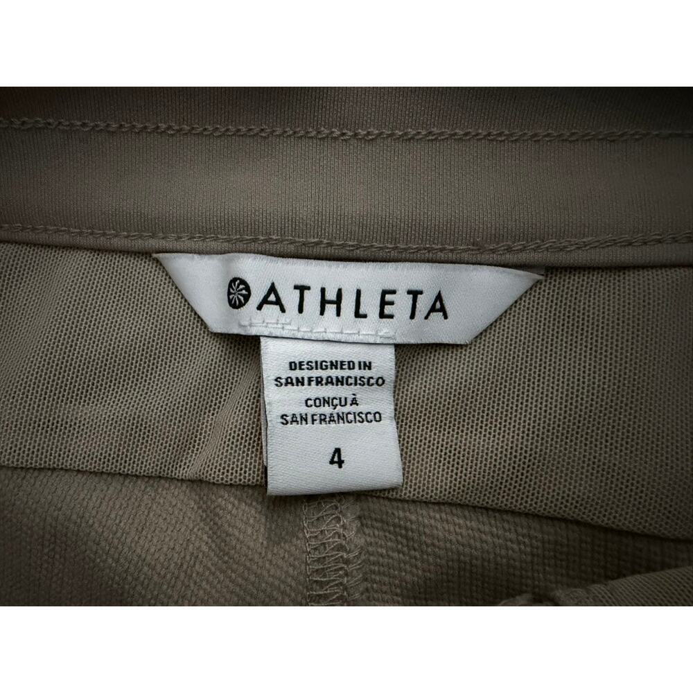 Athleta Headlands Hybrid Trek Mid Rise Jogger Beige size 4 - Picture 5 of 7